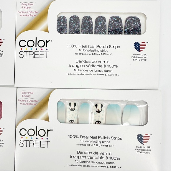 Color Street 4 Piece Bundle of Nail Polish Strips - Picture 3 of 5